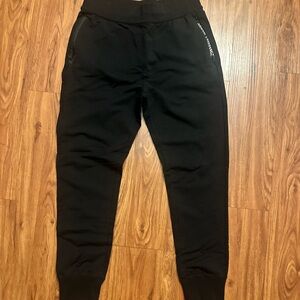 Armani Exchange Black Athletic Joggers